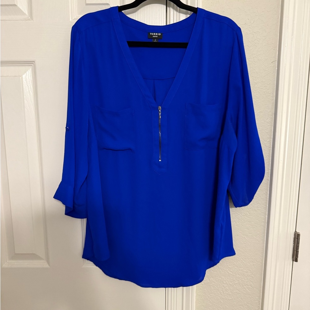 Torrid Blue Women's Top